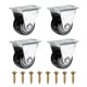thumbnail image 1 of Ruedas de Caster Fijas Uxcell de 1", Ruedas Pequeñas No Giratorias para Muebles, Cajones, Contenedores de Almacenamiento, Proyecto de Bricolaje, 4 Pcs Negros, 1 of 6