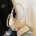 thumbnail image 2 of Bolso pequeño retro para mujer, novedad de 2025, bolso de mano tipo bandolera con forma de media luna, bolso de mano informal para llevar debajo del brazo., 2 of 5