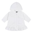 thumbnail image 1 of Gerber bata de baño para niña con rizo de algodón y cierre frontal cómodo, 1 of 5