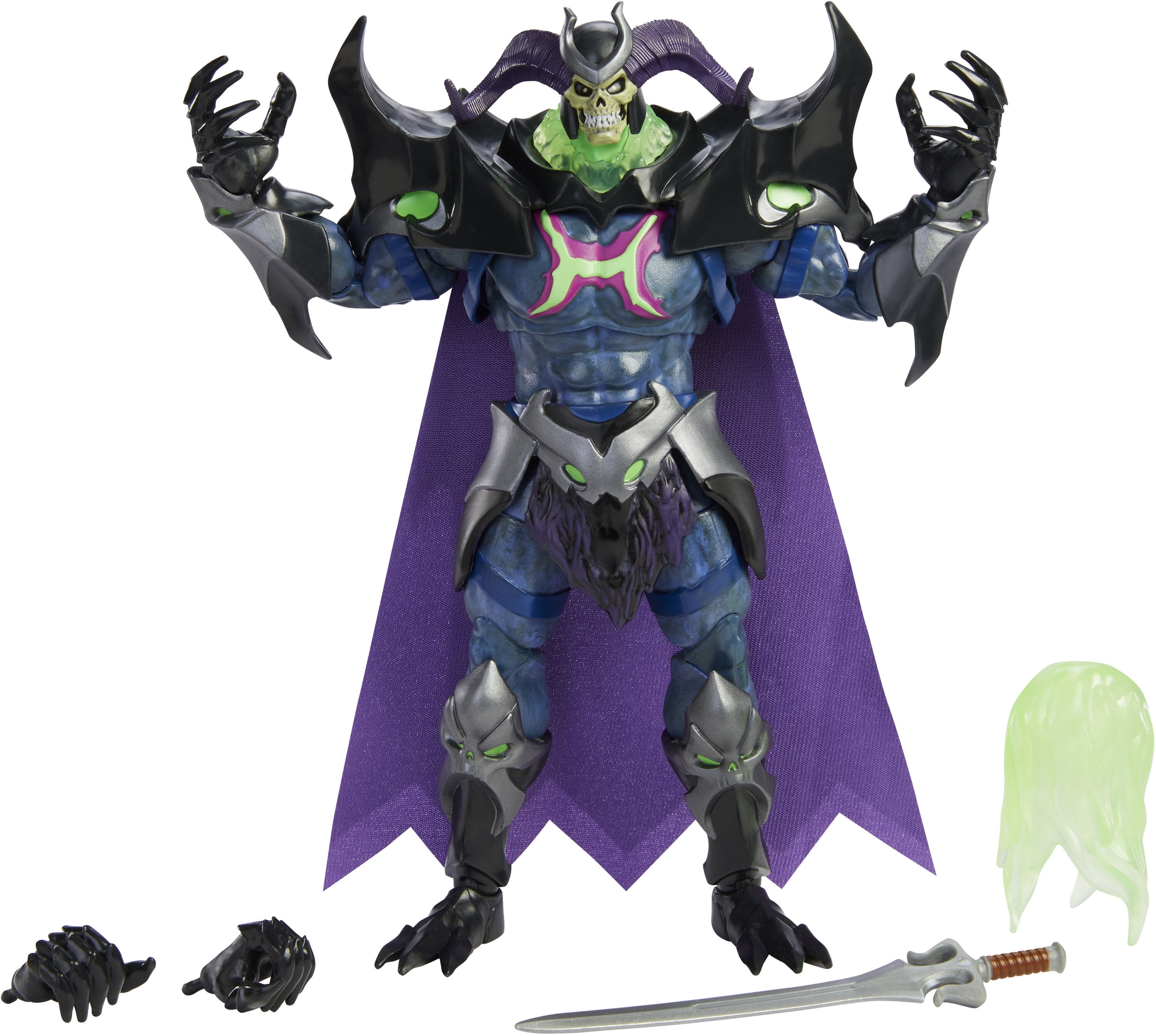 Masters Of The Universe Masterverse Power Of Grayskull Skeletor Action Figure, 9-In Battle