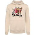 thumbnail image 2 of Men's-Levelwear  Khaki New York Yankees Podium Ballpark Food Pullover Hoodie, 2 of 3