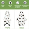 thumbnail image 5 of Bingfone Dachshund Dog Dog Clothes Hoodie, Pet Winter Coat,Puppy Sweatshirts for Small Dogs Boy Girl,Suitable for All Breeds-XX-Large, 5 of 6