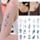 thumbnail image 2 of Heallor-pegatinas de tatuaje impermeables, tatuajes falsos de larga duración, tatuajes corporales, múltiples cosméticos, patrones de maquillaje, D6b5, 2 of 5