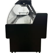 71 Black Refrigerated Sandwich & Deli Display Case, 34 Cu.Ft. Commercial Display, Refrigerator, NSF Certified