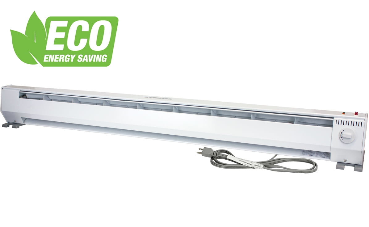 King Electric 5' Portable 2Stage ECO Baseboard Heater, 1500750W