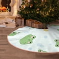 thumbnail image 5 of Sikiie Kawaii Frogs Christmas Tree Skirt, Christmas Tree Decorations, Christmas Decor, Tree Mat Decoration(30-48IN)-36", 5 of 6