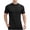 Black, variant on Swim Shirt for Men Short Sleeve Compression T Shirts Quick Dry Athletic Mock Neck Workout Tee