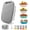 Gray, variant on Camping Cutting Board, 9-in-1 Collapsible Chopping Board with Colander, Outdoor-Kitchen Vegetable Washing Basket for Campers, Camping Gifts Camping Accessories for RV Campers (Gray)