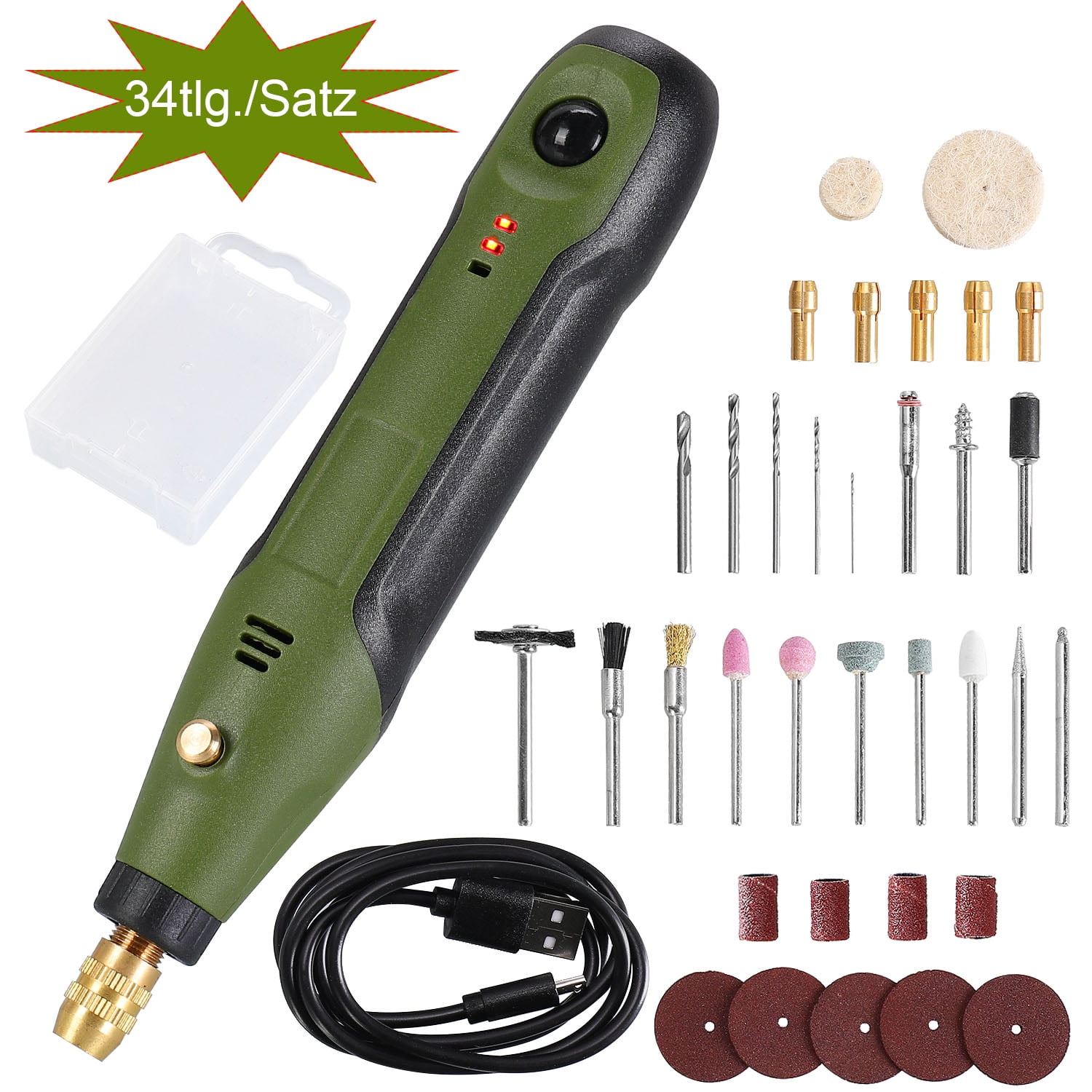 Buy Rangwell Wood Electric Mini Grinding Pen Online at Best Prices in India  - JioMart.