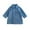 Blue, variant on Fanxing Toddler Baby Girl Winter Coat Dress Coat Warm Jacket Long Sleeve Button Trench Coat Kids Pocket Long Peacoat Outerwear