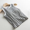 thumbnail image 6 of vigerkar Womens Built in Bra Tank Tops Ribbed Sleeveless Summer Basic Tops (White, L), 6 of 8