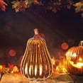 thumbnail image 2 of GUOOL Lanterne Citrouille LED Nuit Automne Doré 2, 2 of 8