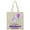 Natural, variant on Inktastic I Support Alzheimer's Awareness Elephant with Purple Balloon Tote Bag