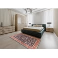 thumbnail image 5 of Ahgly Company Machine Washable Indoor Rectangle Traditional Vermilion Red Area Rugs, 8' x 12', 5 of 7