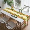 thumbnail image 3 of SOVCFOE 100% Linen 13.8x71 Inch(35x180 cm) Long Washable Reusable Table Runner for Fall/Autumn/Pumpkin/Thanksgiving Decoration, 3 of 4