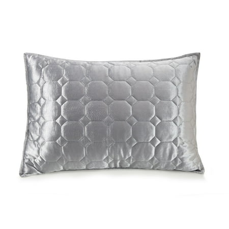 Better Homes & Gardens Grey Velvet Standard Sham Pair