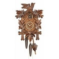 thumbnail image 1 of Cuckoo Clock Five leaves with bird, 8 day running time, walnut, 1 of 1