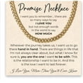 thumbnail image 2 of Promise Necklace For Him, Promise Necklace Gift For Boyfriend, Birthday Valentines Jewelry Gifts For Man, Husband Necklace From Wife, Cuban Chain Necklace, Anniversary Necklace For Boyfriend, 2 of 5