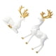 thumbnail image 2 of Advancent Estatuilla de ciervo hecha a mano de accesorios para el hogar de moda mundial de resina para materiales exquisitos estatua de ciervo Decoración del hogar blanco L, 2 of 6