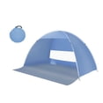 thumbnail image 2 of Tienda de campaña Quick Up para viaje, ventilada, impermeable, para 3 o 4 personas, refugio solar portátil para acampar, picnic, playa y exteriores., 2 of 8