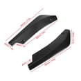 thumbnail image 4 of Bumper Diffuser Car Bumper Protector Pair Of Rear Bumper Lip Spoiler Diffusers Anti Scratch Protector Universal Car Exterior Parts, 4 of 8