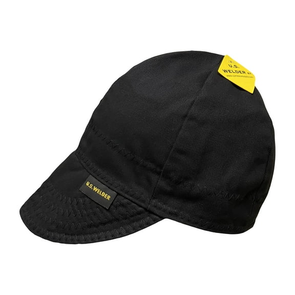 US Welder Reversible Black Welding Cap Hat Size 7