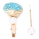 thumbnail image 4 of Horquilla de metal con forma de concha de perla sintética para mujer, exquisita horquilla decorativa para niña (azul lago), 4 of 14