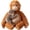 A-12.99 in, variant on Punch Monkey Plush, Orangutan Plush with Baby Monkey, Gori-lla Tag Soft Toy, Washable & Safe for Fans, Realistic Soft Cuddly Monkey Toy