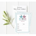 thumbnail image 5 of Inkdotpot Set Of 30Gender Reveal Baby Shower Invitations-Diaper Raffle Tickets And Baby Shower Book Request Cards Its a Boy Its a girl Invites, 5 of 8