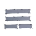 thumbnail image 4 of parachoques de cuna,Almohadillas protectoras para cuna de bebé acolchadas para niños y niñas,Forro interior para cuna,protector acolchado para cuna,cojín protector Protección contra Gris, 4 of 8