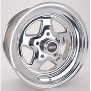 Weld Racing WEL96-57278 15 x 7 in. 5 x 4.75 in. Bolt Circle 4.5 in. Back Spacing 13 lbs Pro Star Polished Wheel