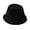Black, variant on Otqutp Vacation Headwear for Women's Bucket Hat for Women Furry Bucket Hat Winter Warm Plush Fisherman Thicken Plush Autumn Double Coldproof Fisherman Cap(Khaki,One Size)