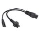 thumbnail image 2 of Cable De Alimentación Divisor C6 A C5 C7 Y, Carcasa De PVC Plug And Play C6 Macho A C5 C7 Hembra, Cable Adaptador Para Impresora De Monitor De Computadora, 2 of 7