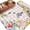 pink, variant on Area Rug for Living Room, Easter Plaid Non-Slip Indoor Large Carpet for Bedroom/Dining Room, Spring Watercolor Bunny Flower Pink Checkered Washable Low-Profile Rectangle Floor Runner Rugs - 5 x 7 Ft