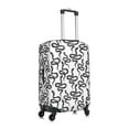 thumbnail image 3 of Balery Luggage Cover Hand Drawn Snake Print Suitcase Covers for Luggage Elastic Washable Suitcase Protector Fits 18-32 Inch Luggage-Small, 3 of 9