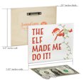 thumbnail image 2 of JennyGems The Elf Made Me Do It, 7.25x6 Inch Wood Sign, Christmas Decorations, Cute Christmas Decor, Holiday Decor, Winter Decor, Christmas Gifts, American Made, 2 of 8