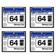 thumbnail image 1 of 4X 64MB Compact Flash Memory Card for Camera, Advertising Machine, Industrial Computer Card, 1 of 7