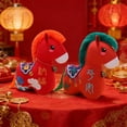 thumbnail image 4 of 2026 Year of The Horse Plush Toys, Chinese New Year Ornaments,5.1" Lucky Mascot Plushes Red Zodiac Horse Figurine,Lunar New Years Home Décor,Spring Festival Tradition Gift Home Car Decor, 4 of 8