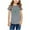 Gray, variant on piuwrlz Short Tops Sleeve Shirts for Girls Printed Round Neck Tops Shirt Undershirts Gray Size 5 Years