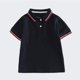 thumbnail image 2 of Odeerbi Camisas de Golf de Algodón de Niños y Niñas Botón de Solapa A Rayas de Color Sólido Camisas de Tenis de Manga Corta Uniforme Escolar, 2 of 5