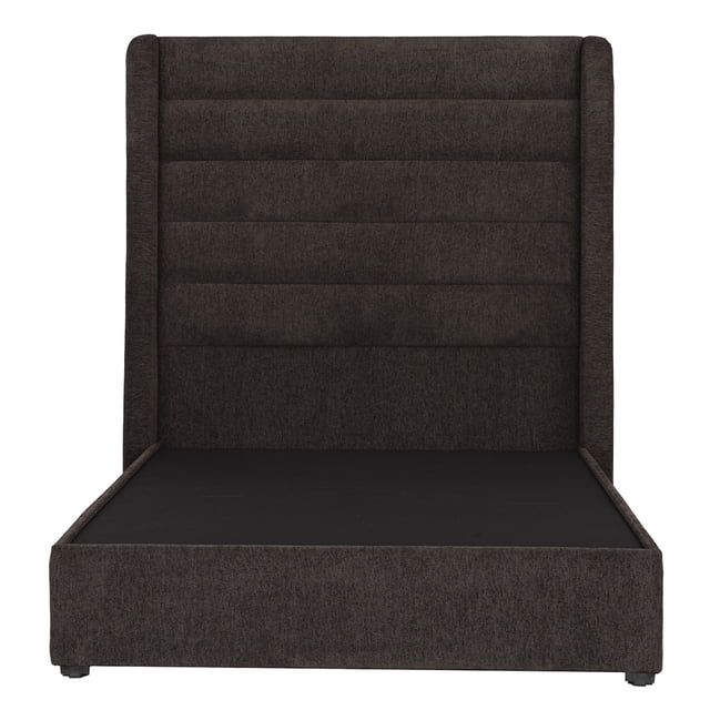 Cabecera Matrimonial Polar + Base Cama Chocolate