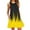 Yellow, variant on Wancir Womens Summer Dresses 2024 Loose V Neck Sleeveless Sundresses Swimsuit Coverup with Pockets Floral/Plain/Eyelet
