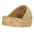 thumbnail image 3 of Small Pet Straw Braid Grass House Bed Slipper Shape for Rabbit Guinea Pig Hamster Chinchilla Supply, 3 of 9