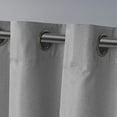 thumbnail image 3 of Exclusive Home Paire de Rideaux en Lin, 54x96, Gris Tourterelle Loha, 3 of 5