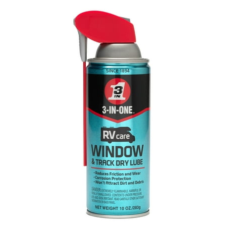3-IN-ONE RVcare Window & Track Dry Lube (Best Gun Cleaner And Lube)