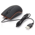 thumbnail image 1 of USB Optical Mouse 1200 DPI Computer 3 Botones Ergonómicos Ratones () Rojo, 1 of 6