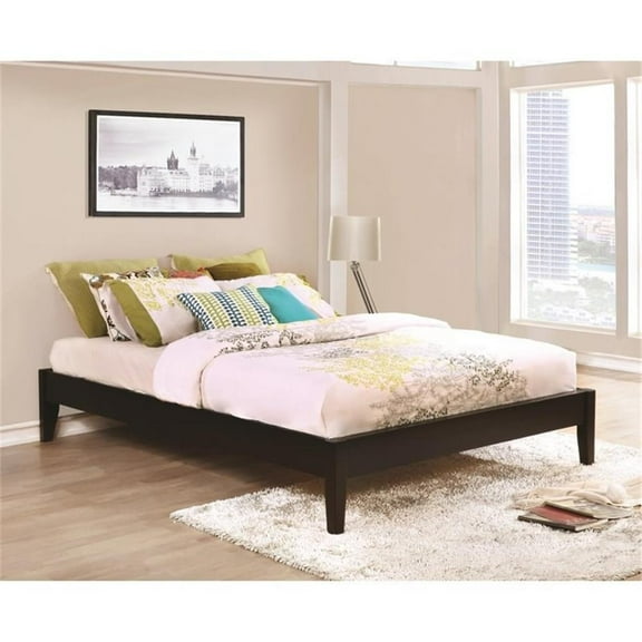 Stonecroft Furniture Fair Oaks Full Platform Bed in Cappuccino