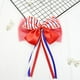 thumbnail image 4 of 4 lazos para el pelo con purpurina de la bandera de Estados Unidos del 4 de julio, horquillas para el pelo con lazos para el pelo de animadoras patrióticas con elástico para el pelo,, 4 of 7
