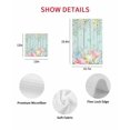 thumbnail image 7 of Easter Eggs Kitchen Dish Towels for Drying Dishes Set of 4, Spring Daisy Eucalyptus Leaves Teal Wooden Waffle Weave Microfiber Hand Tea Bathroom Towels Quick Dry & Absorbent Towel 12x12, 7 of 7