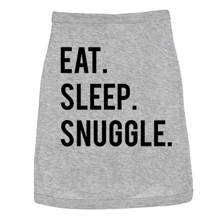 Dog Shirt Eat Sleep Snuggle Cute Clothes For Small Breed Jack Russel or